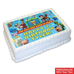 Toy Story 5 Peel & Place Personalized Edible Icing