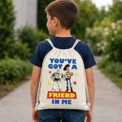 Toy Story You've Got a Friend Drawstring Backpack