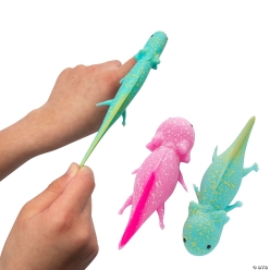 Stretchable Flying Axoloti Flinger Toys-12Pk