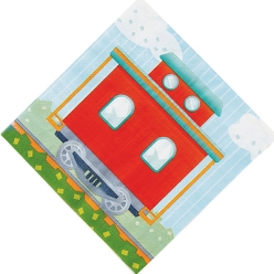 Train Lunch Napkins - 16 PK
