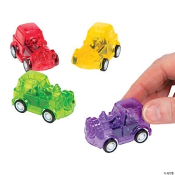 Transparent Pull-Back Trains - 12Pk