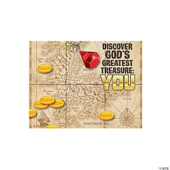 20% OFF: Treasure Hunt VBS Handout Sheets-24Pk