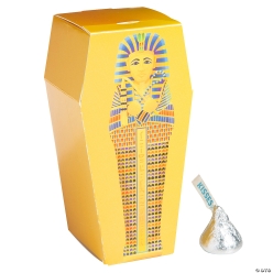 Egyptian Pharaoh Sarcophagus Treat Boxes-12Pk