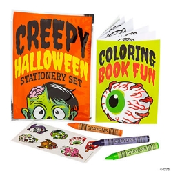 Halloween Creepy Treats Stationery Sets - 12Pk