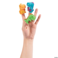 Trendy Dinosaur Finger Puppets-12Pk