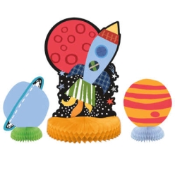 Trendy Space Centerpieces - 3 PACK