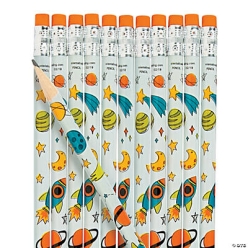 Trendy Space Pencils - 24Pk