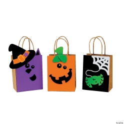 BULK Halloween Trick-Or-Treat Bags Craft Kit-50Pk