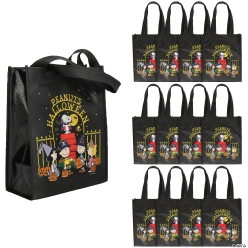 Snoopy Halloween Trick or Treat Tote Bags-12Pk