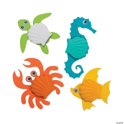 Tropical Shell Craft Kit - 12Pk