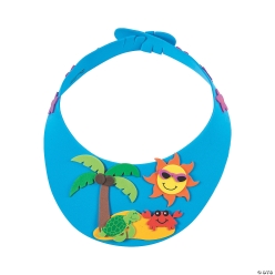 Tropical Visor Craft Kits - 12 Pack