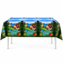 Tumble Leaf Plastic Tablecover