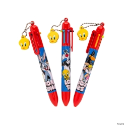 Looney Tunes Shuttle Pens with Tweety Bird Charm-12Pk