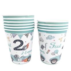 Two Fast Racing 9oz Cups- 10 PK