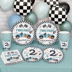 *Racing 2nd Birthday Two Fast Party Kit for 10