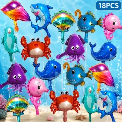 Under the Sea Foil Balloons 18pcs