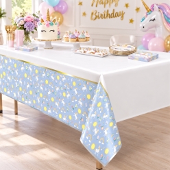 Unicorn Premium Metallic Table Cover