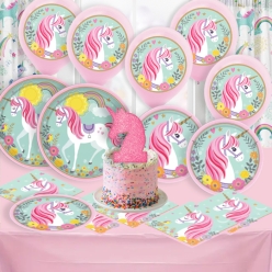 *55% OFF: Magical Unicorn DELUXE Party Pack for 8