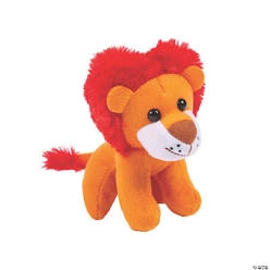 Valentine Plush Lions with Heart - 12Pk