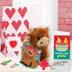 *Valentines Gift Pack with Plush Highland Cow