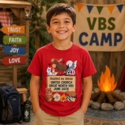 Great North VBS Custom Red Shirt- ALL SIZES