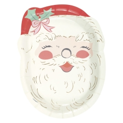 Vintage Christmas Shaped Santa 8.25
