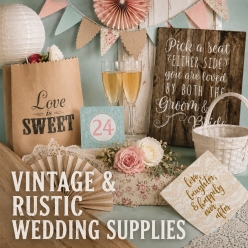 Vintage & Rustic Wedding Supplies