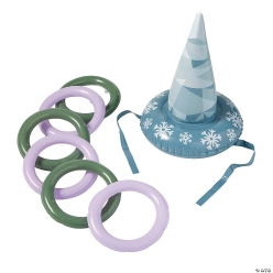 Arctic Snowflakes Hat Vinyl Ring Toss Game