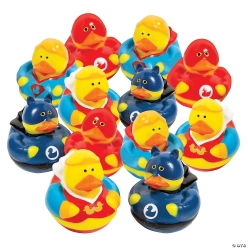 SuperHero Collector Rubber Duckies 12 Pack
