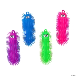 Two-Tone Catepuffer Balls with Eyes -12Pk