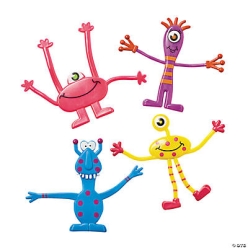 Wacky Monster Bendables 24pk