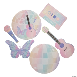 Pastel Music Party Wall Cutouts - 6Pk