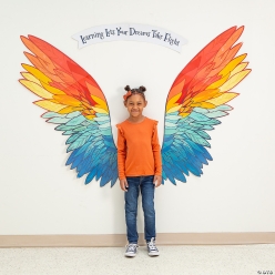 Rainbow Wings Classroom Wall Statement Piece