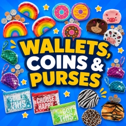 Novelty Wallets, Coins & Purses