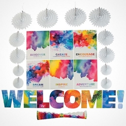 Watercolour Classroom Theme Party Supplies Canada