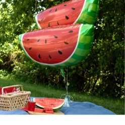 Watermelon Slice 67cm SuperShape Balloons - 2 PACK