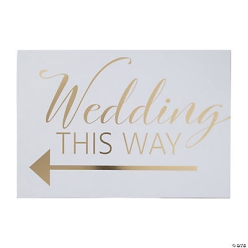 Wedding Directional Wood Sign