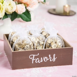 Wedding Favour Wood Box Display