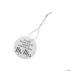 Wedding Wishes Favour Tags - 24Pk