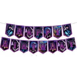 Wednesday Large 9 Foot Birthday Banner