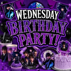 Wednesday Addams Birthday Party Supplies