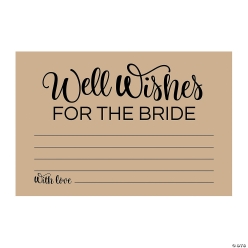 Well Wishes for the Bride Cards - 24Pk
