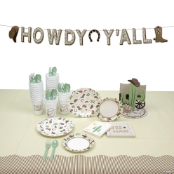 Neutral Western Tableware Kit for 24 Guests