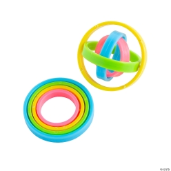 Whirly Rings Fidget Widget Toys - 12Pk