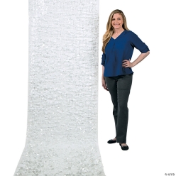 White Floral Sheeting 15ft.