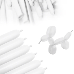 Modeling White Latex Balloons - 50pk