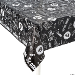 The Goonies Black & White Plastic Tablecloth