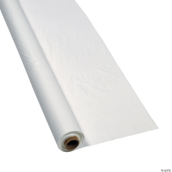White 100 Foot Tablecover Roll