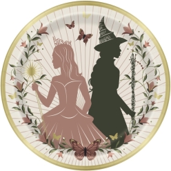 Wicked Premium Metallic Dinner Plates - 8 Pack