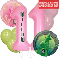 Wicked Double Digit PERSONALIZED Name & Age Balloon Bouquet